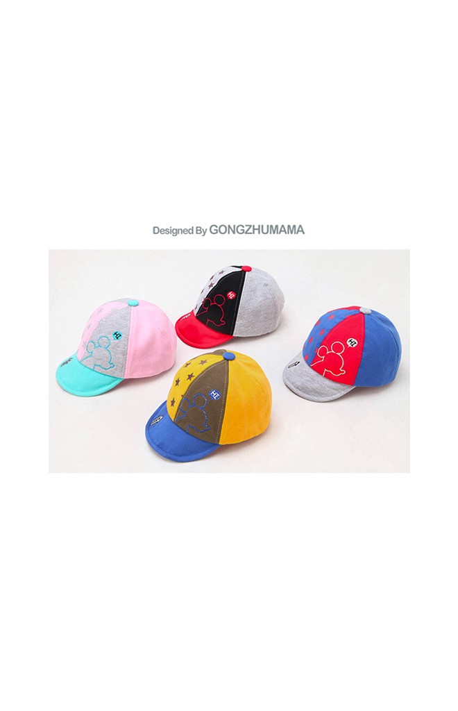 หมวกแก๊ปเด็กลายดาวปักมิกกี้ จาก GZMM