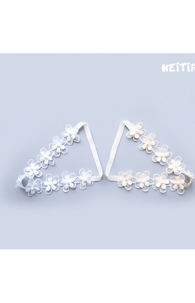 สายคาดผมดอกไม้เรียง 9 ดอกสีหวาน จาก Angel Neitiri