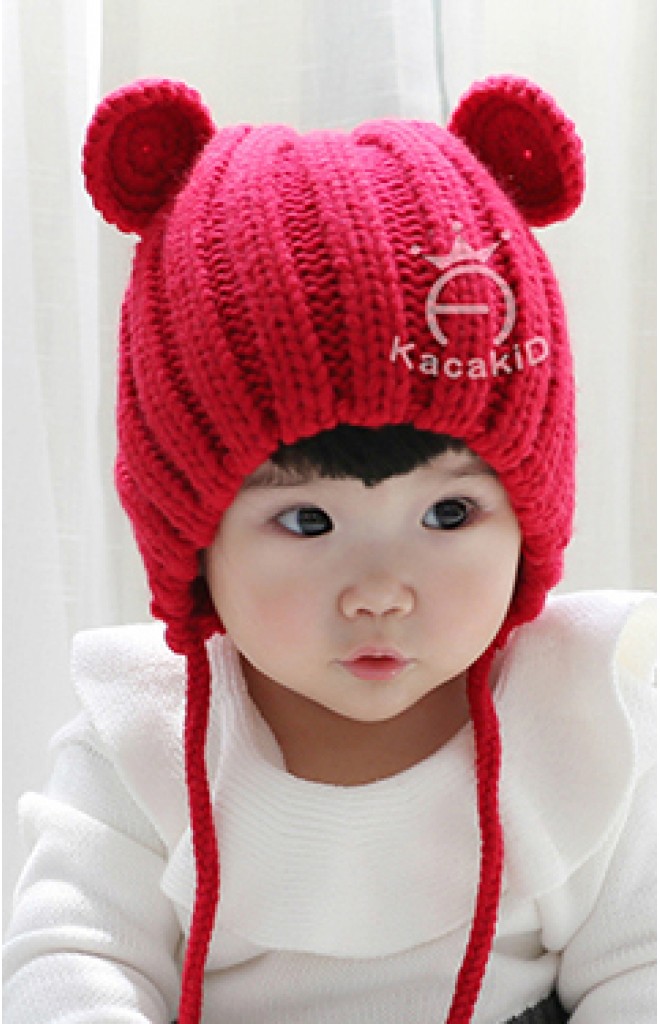 หมวกไหมพรมเด็กแต่งหูมิกกี้น่ารัก หมวกไหมพรมเด็กแต่งหูมิกกี้น่ารัก