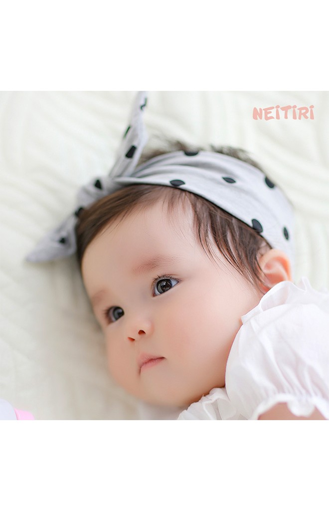 ผ้าคาดผมโบว์กระต่ายลายจุดน่ารัก Angel Neitiri