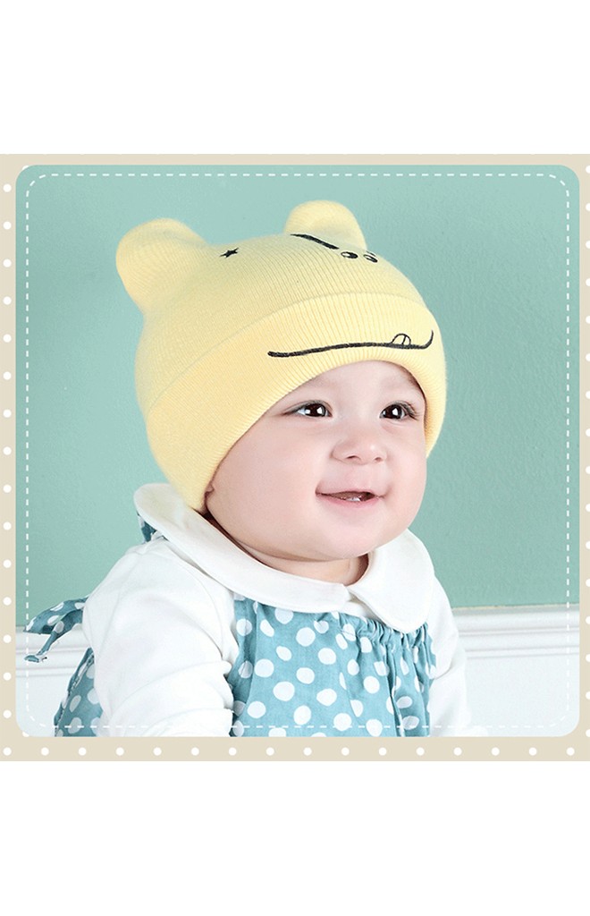 หมวกบีนนี่สกรีนยิ้มน่ารัก