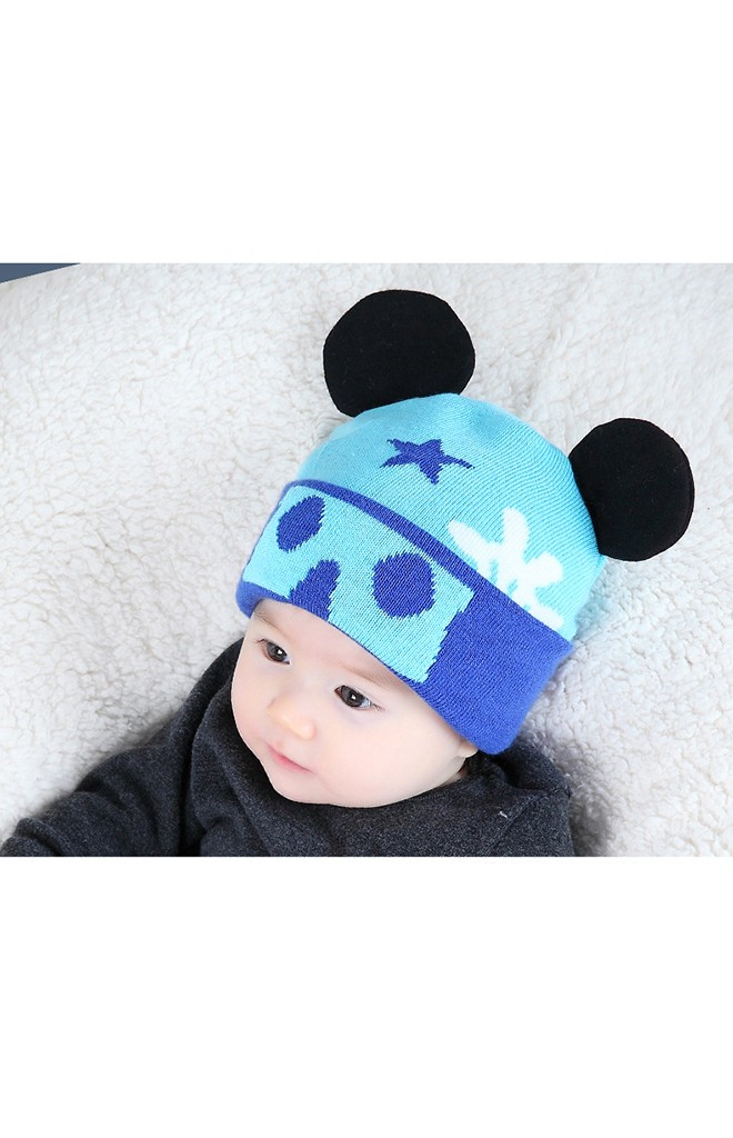 หมวกบีนนี่มิกกี้แต่งหูน่ารักๆ จาก TIANYIBEAR