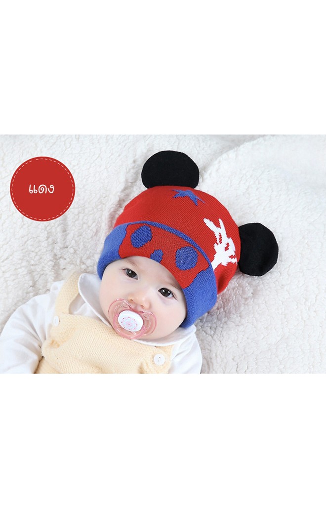 หมวกบีนนี่มิกกี้แต่งหูน่ารักๆ จาก TIANYIBEAR