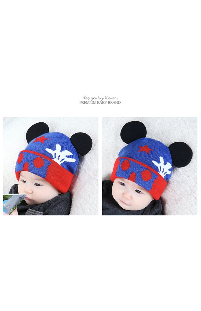 หมวกบีนนี่มิกกี้แต่งหูน่ารักๆ จาก TIANYIBEAR
