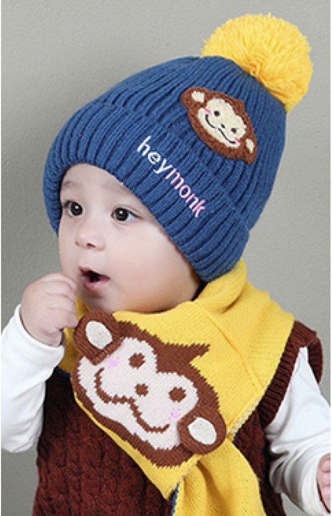 เซ็ตหมวกไหมพรมพร้อมผ้าพันคอลิงจ๋อ ปัก heymonk เซ็ตหมวกไหมพรมพร้อมผ้าพันคอลิงจ๋อ ปัก heymonk