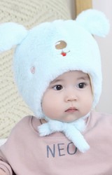 หมวกเจ้าตูบน่ารัก ขนฟูนุ่มพร้อมซับผ้ายืด TIANYIBEAR