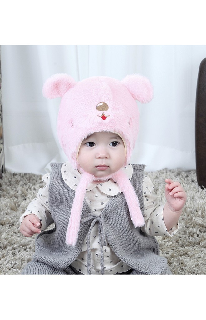 หมวกเจ้าตูบน่ารัก ขนฟูนุ่มพร้อมซับผ้ายืด TIANYIBEAR