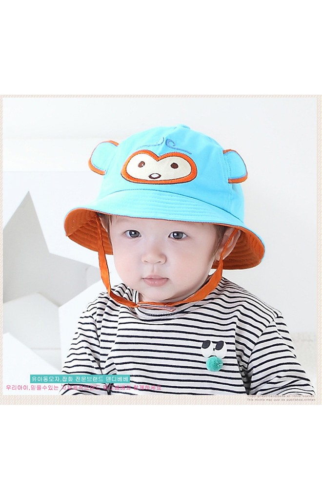 หมวกเด็กกันแดดหน้าลิงน้อยน่ารัก TIANYIBEAR