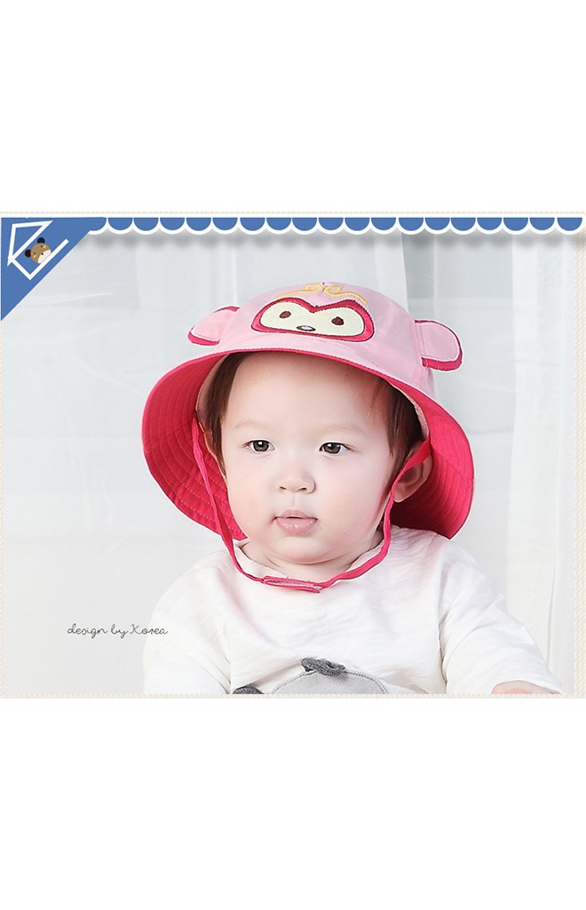 หมวกเด็กกันแดดหน้าลิงน้อยน่ารัก TIANYIBEAR