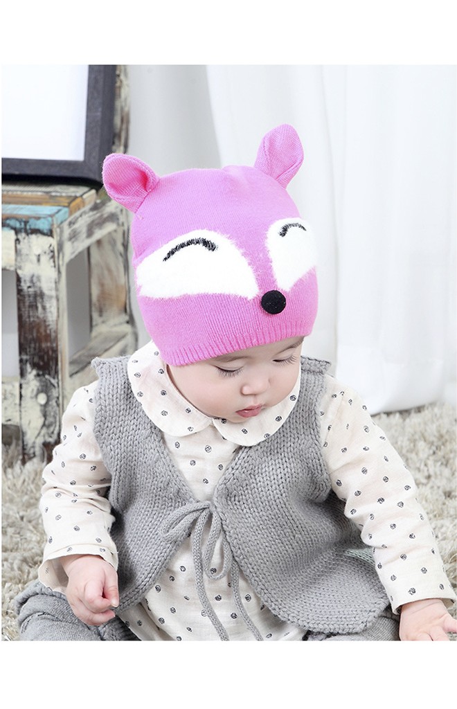 หมวกบีนนี่ลายจิ้งจอกน้อย TIANYIBEAR