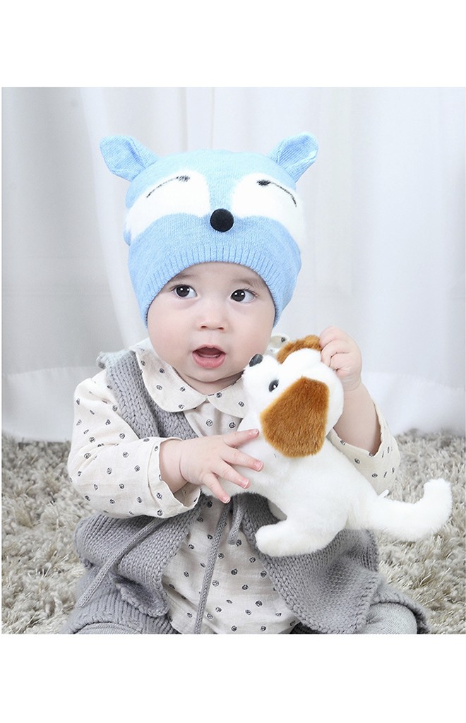 หมวกบีนนี่ลายจิ้งจอกน้อย TIANYIBEAR