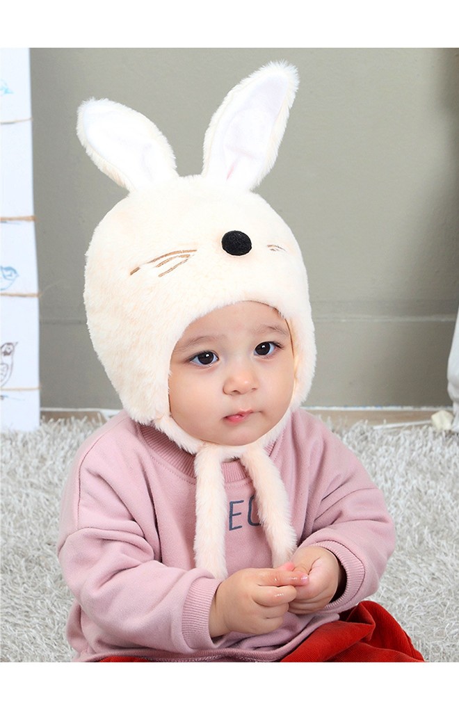 หมวกกระต่ายน้อย ขนฟูจาก TIANYIBEAR