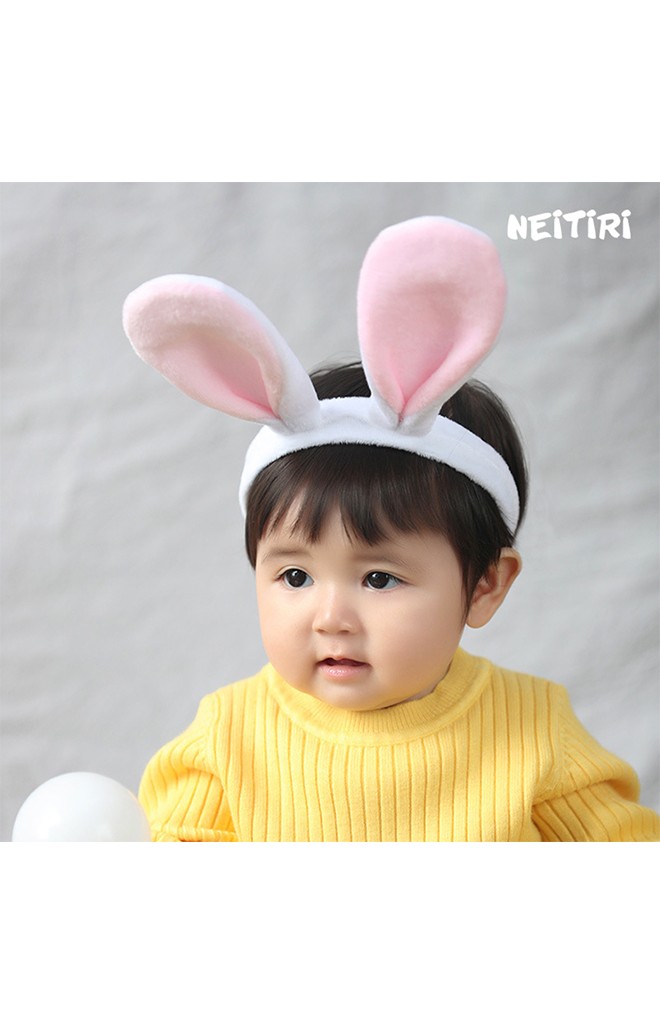 ที่คาดผมหูกระต่ายใหญ่หูตั้ง ผ้าขนนิ่ม Angel Neitiri