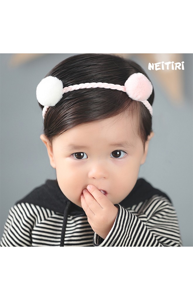 สายคาดผมปอมปอมต่างสี จาก Angel Neitiri