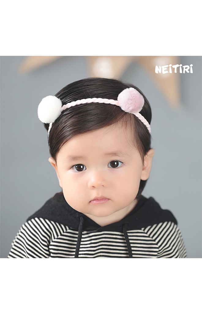 สายคาดผมปอมปอมต่างสี จาก Angel Neitiri
