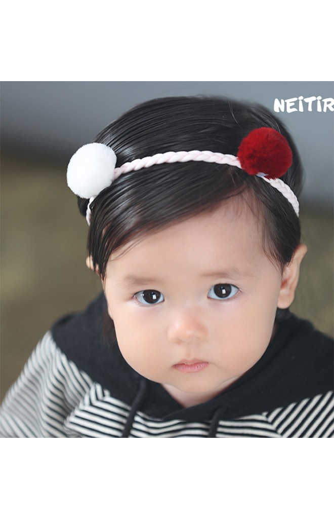 สายคาดผมปอมปอมต่างสี จาก Angel Neitiri