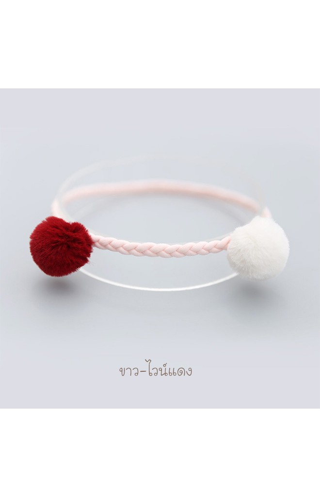 สายคาดผมปอมปอมต่างสี จาก Angel Neitiri