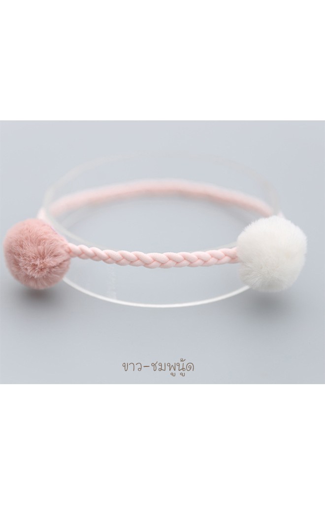 สายคาดผมปอมปอมต่างสี จาก Angel Neitiri
