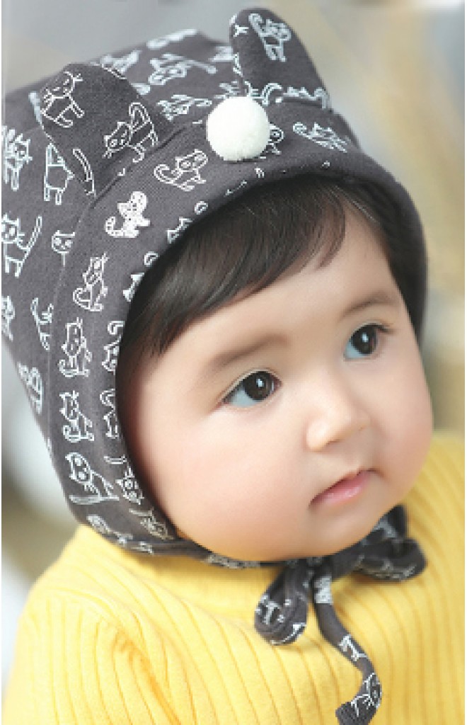 หมวกบอนเนตลายแมวแต่งหูน่ารัก จาก Angel Neitiri หมวกบอนเนตลายแมวแต่งหูน่ารัก จาก Angel Neitiri