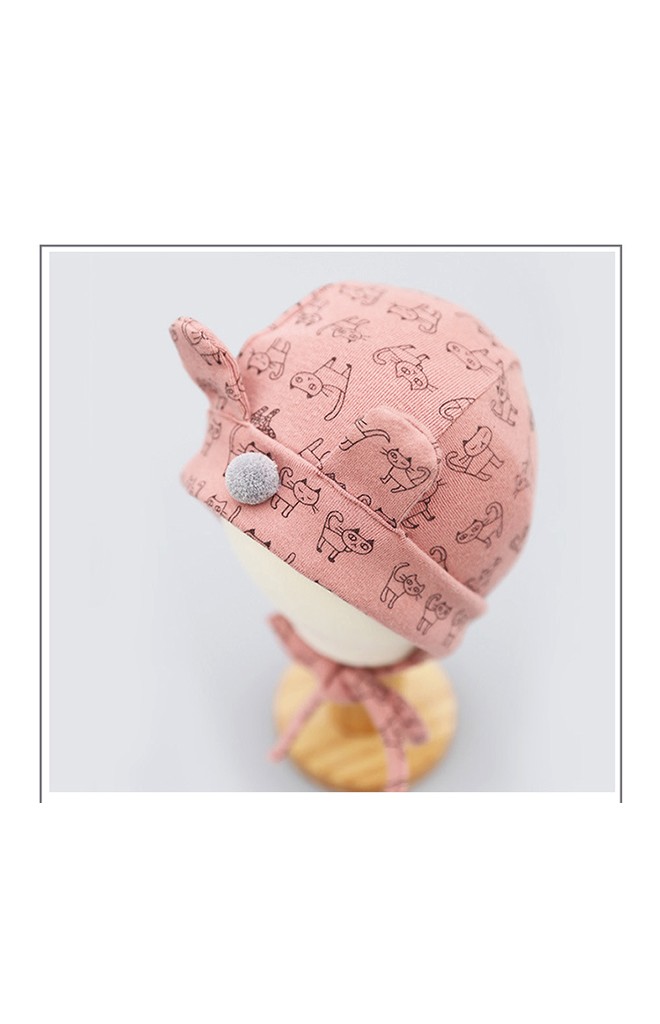 หมวกบอนเนตลายแมวแต่งหูน่ารัก จาก Angel Neitiri