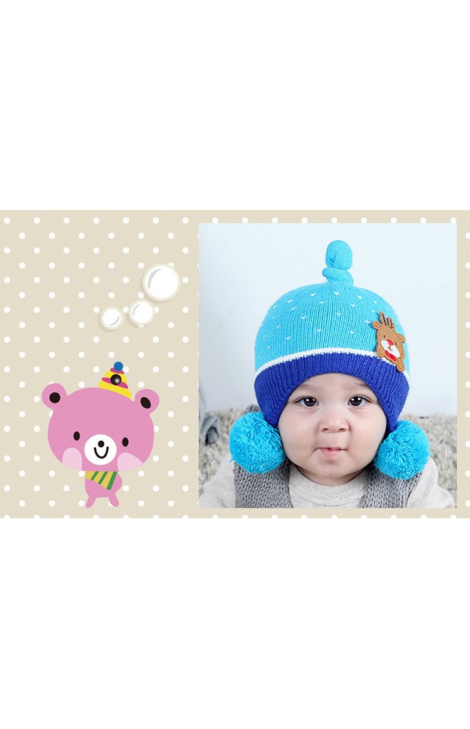หมวกไหมพรมแต่งกวางเรนเดียร์ จาก BEINABEAR