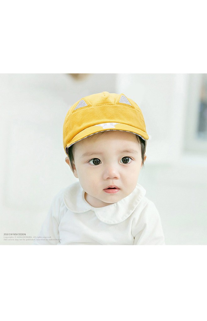หมวกแก๊ปจิ้งจอก ใต้หมวกปัก Happy จาก GZMM
