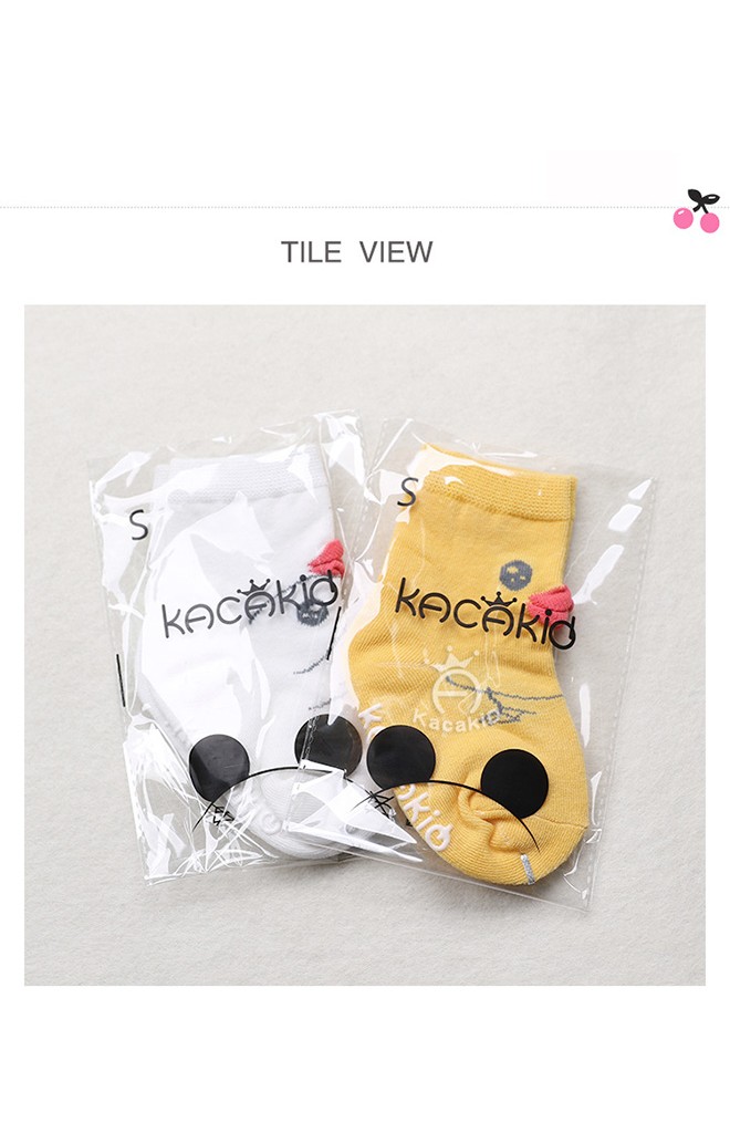 ถุงเท้าเด็กเป็ดน้อยน่ารักมีกันลื่น จาก Kacakid