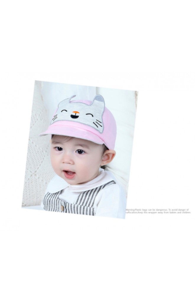 หมวกแก๊ปแต่งหน้าแมวน้อย TIANYIBEAR