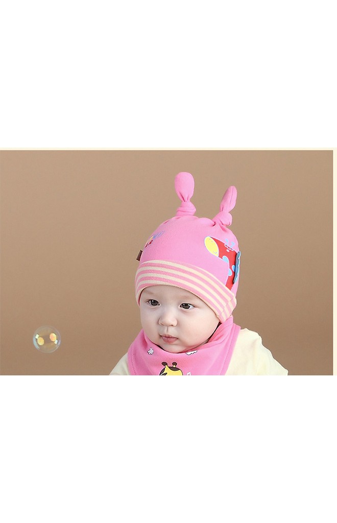หมวกยีราฟ หมวกบีนนี่เด็กเล็กลายน่ารักTAINYIBEAR