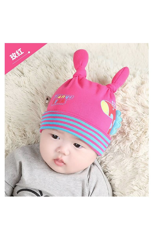 หมวกยีราฟ หมวกบีนนี่เด็กเล็กลายน่ารักTAINYIBEAR