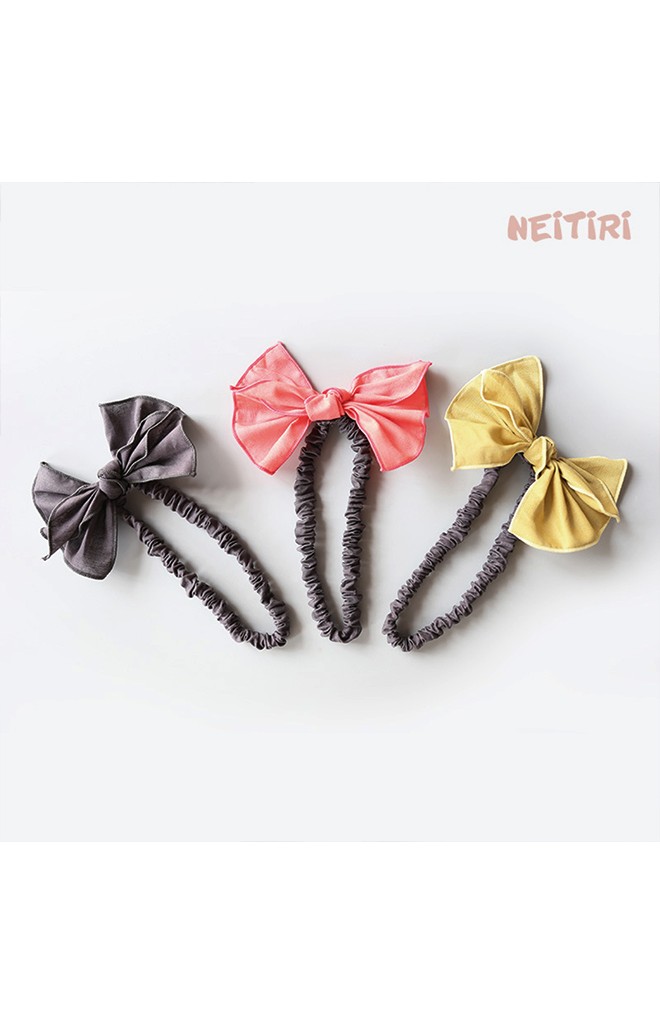 สายคาดผมโบว์ใหญ่ผ้าฝ้าย จาก Angel Neitiri