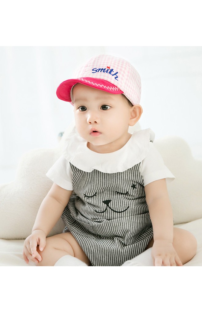 หมวกแก๊ปลายตารางปักอักษร Smith จาก GZMM