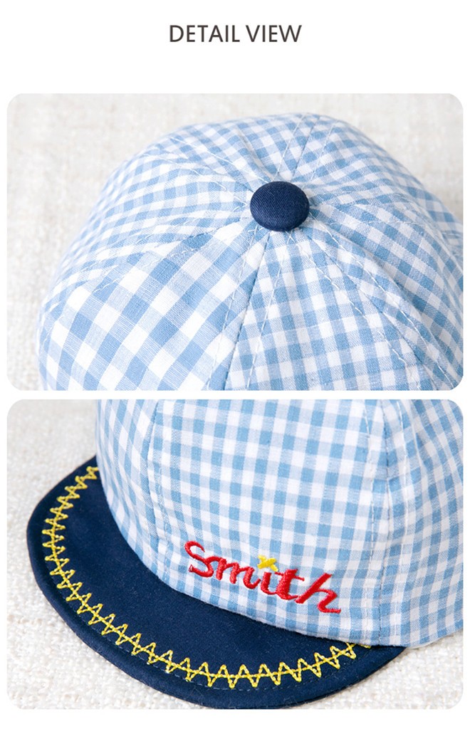 หมวกแก๊ปลายตารางปักอักษร Smith จาก GZMM
