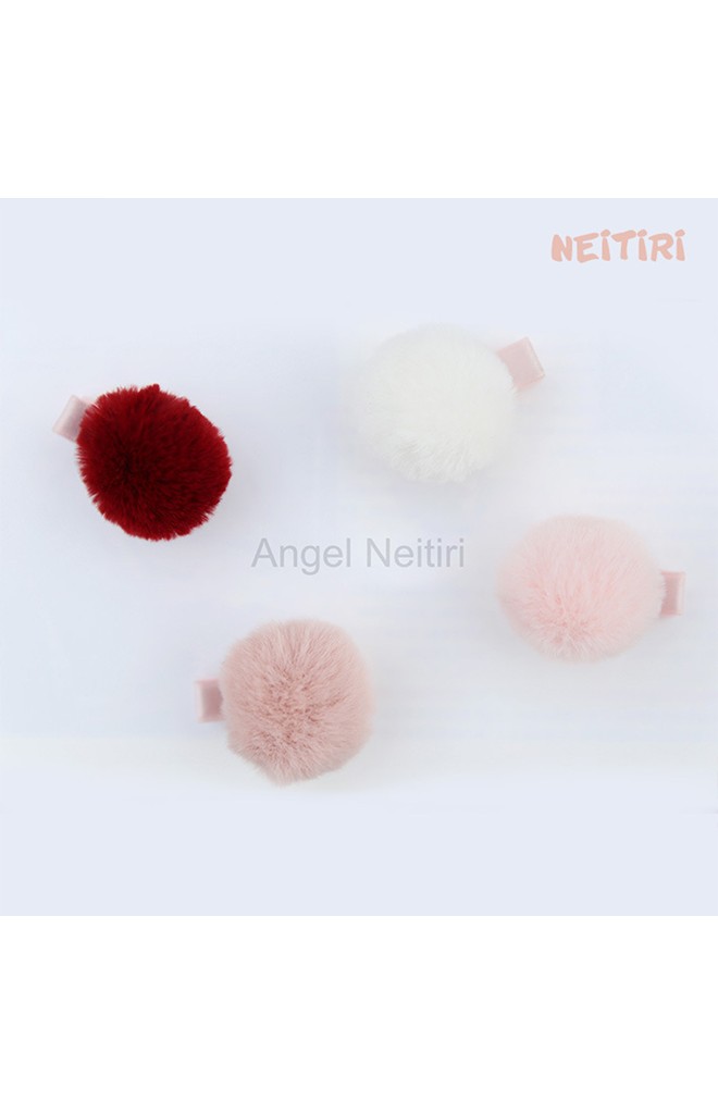 กิ๊บเด็กปอมปอมฟูน่ารักๆ เซ็ต 2 สี
