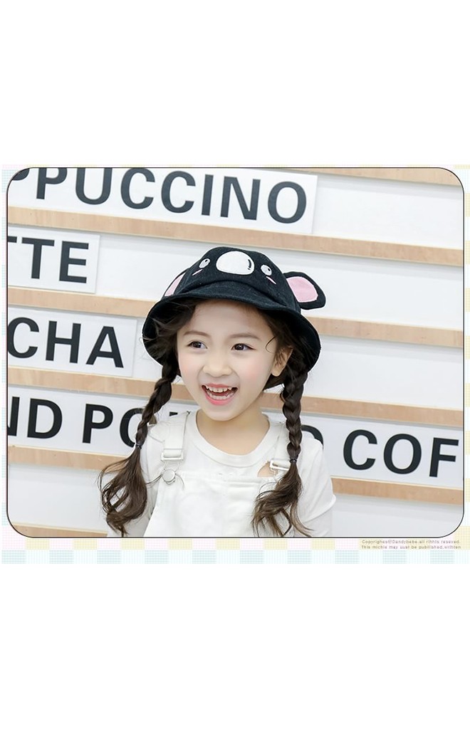 หมวกปีกรอบผ้าลูกฟูกหน้าหมีโคอาลา KUKUJI