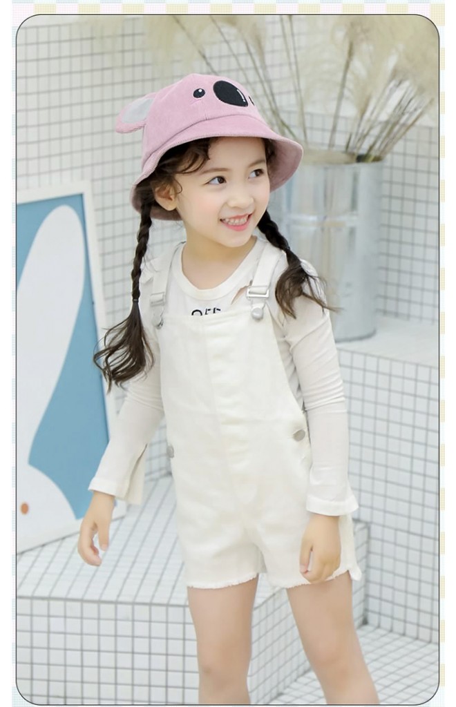 หมวกปีกรอบผ้าลูกฟูกหน้าหมีโคอาลา KUKUJI