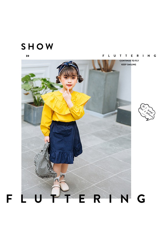 ถุงเท้าเด็กฤดูร้อนลายปกเสื้อแพ็ค 5 คู่ สี ขาว ครีม ชมพู น้ำเงิน และ ดำ(C622)