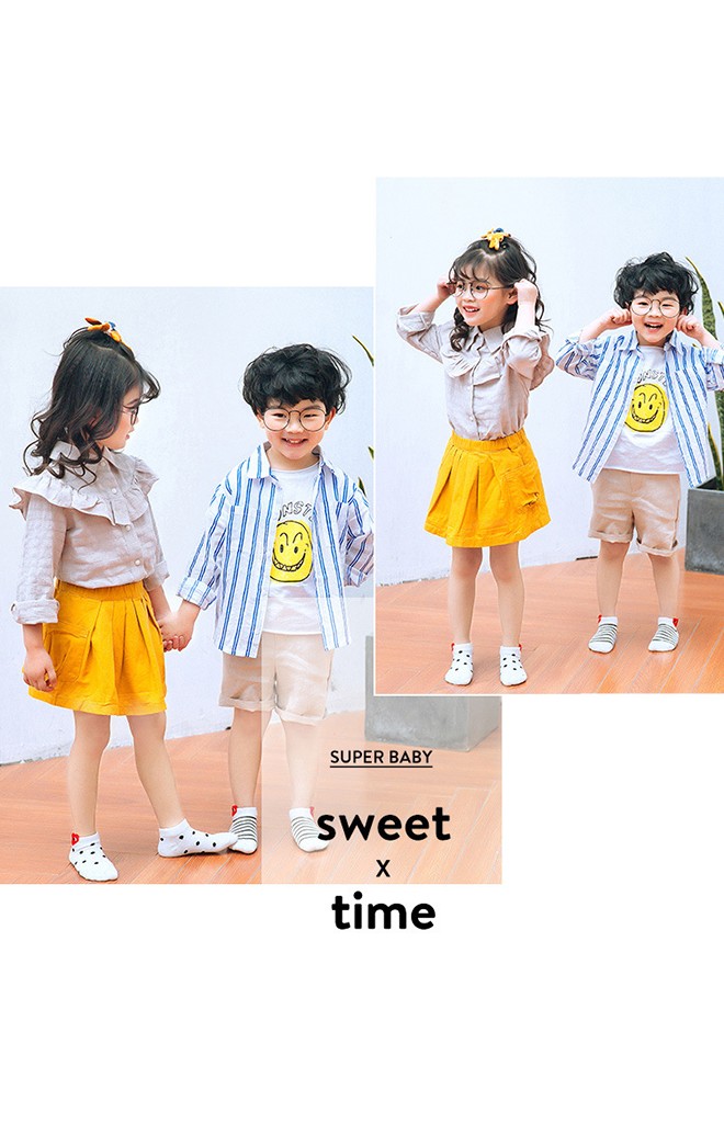 ถุงเท้าเด็กลายหัวใจ แพ็ค 5 คู่(C597)