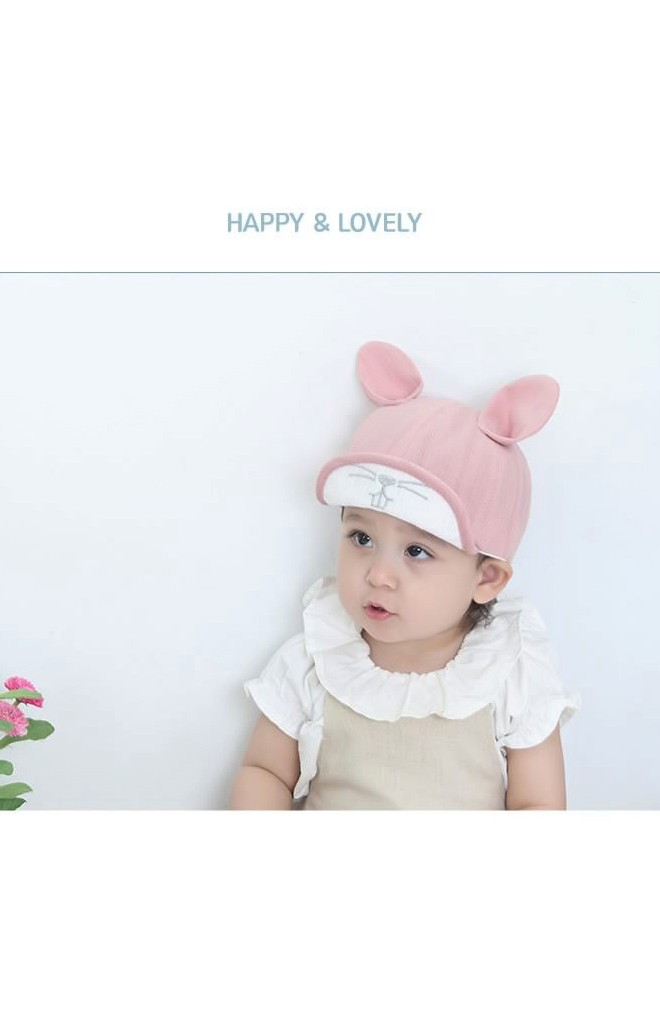 หมวกแก๊ปกระต่ายปีกหมวกโครงอ่อนพับได้