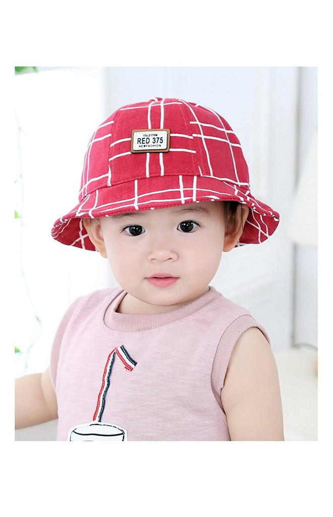 หมวก Bucket ลายตารางใหญ่