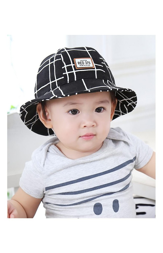 หมวก Bucket ลายตารางใหญ่