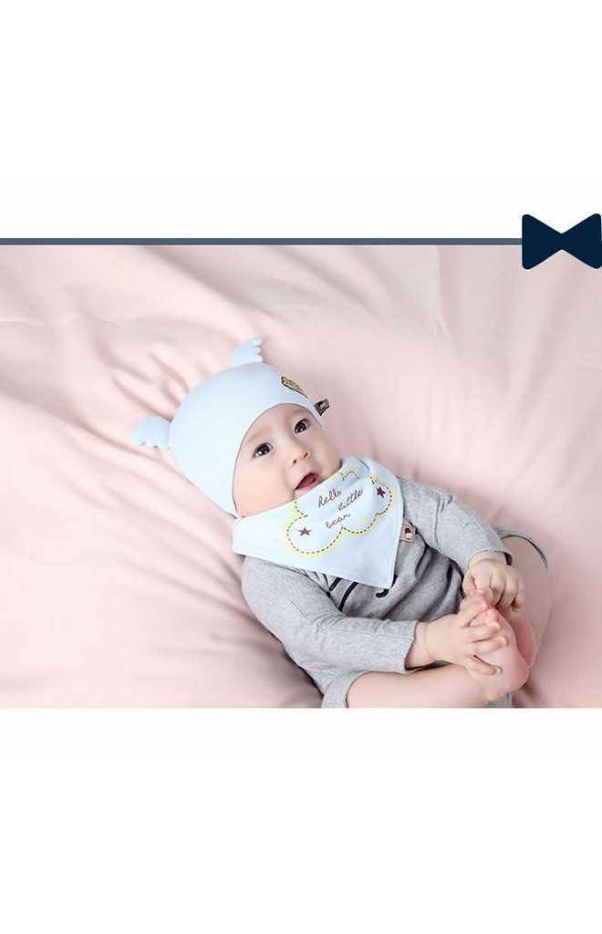 เซ็ตหมวก Angel แต่งปีกนูนน่ารักๆ มาพร้อมผ้ากันเปื้อน TIANYIBEAR