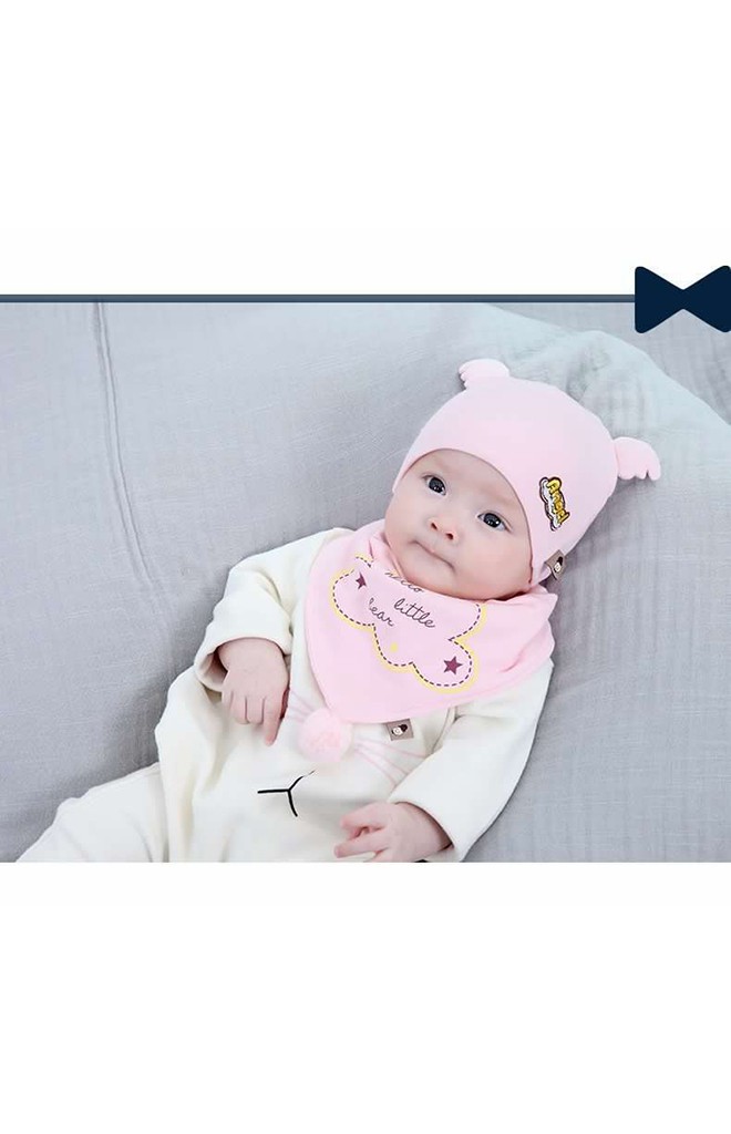 เซ็ตหมวก Angel แต่งปีกนูนน่ารักๆ มาพร้อมผ้ากันเปื้อน TIANYIBEAR