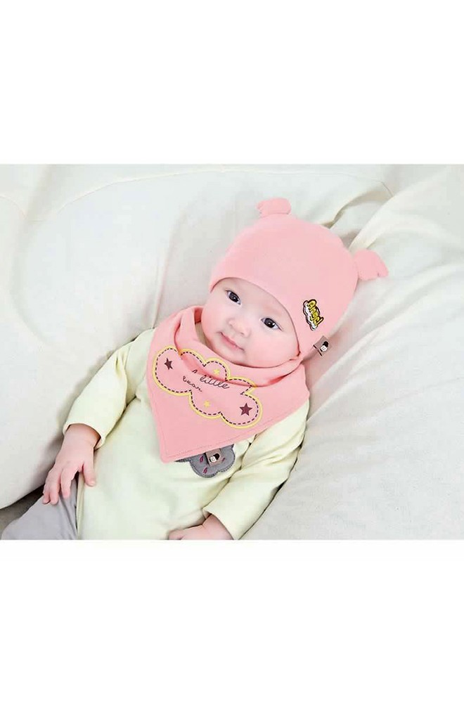เซ็ตหมวก Angel แต่งปีกนูนน่ารักๆ มาพร้อมผ้ากันเปื้อน TIANYIBEAR