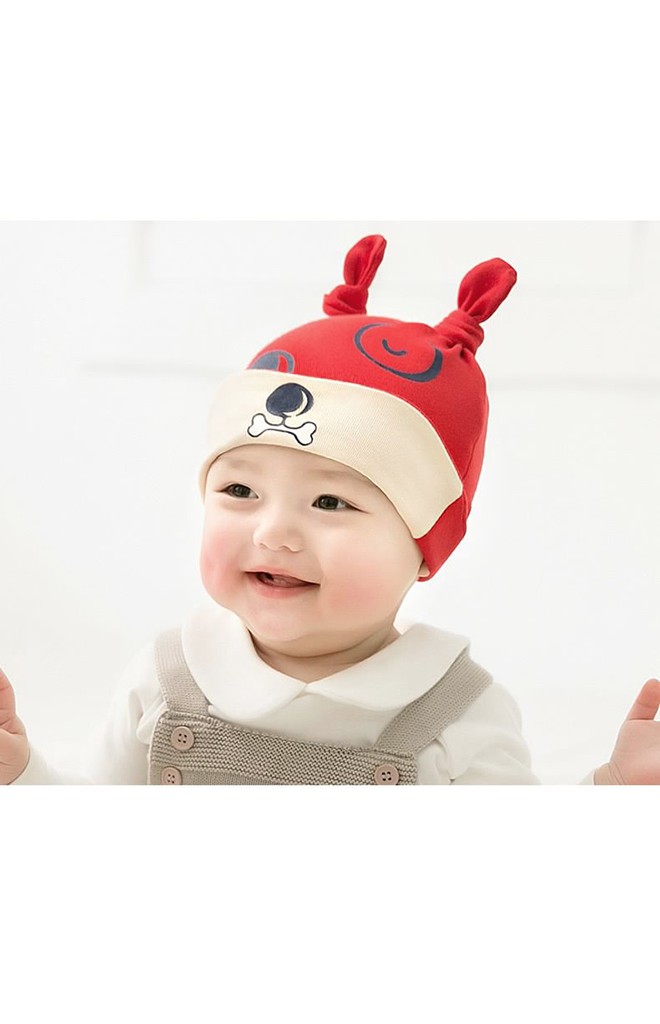 หมวกเด็กเล็กลายเจ้าตูบและกระดูก GZMM