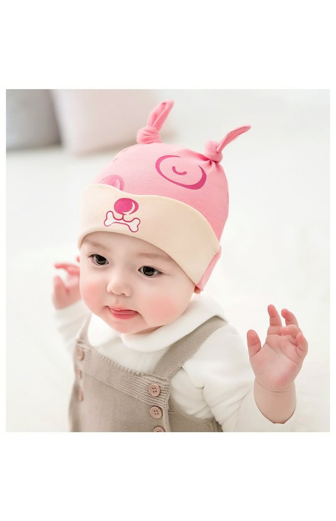 หมวกเด็กเล็กลายเจ้าตูบและกระดูก GZMM