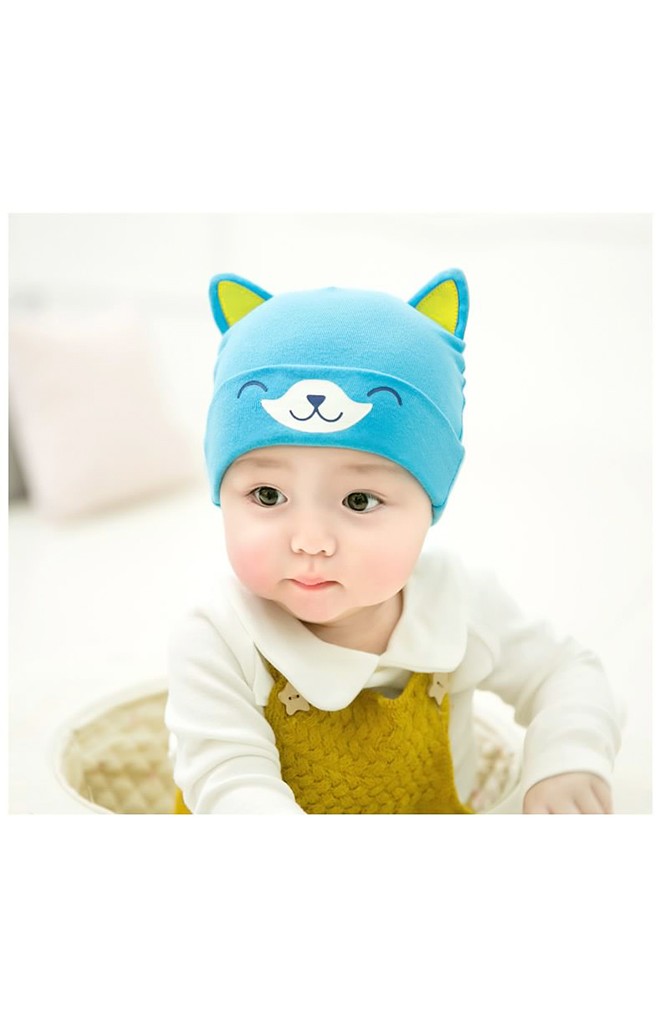 หมวกเด็กเล็กลายลูกสุนัขหูตั้ง จาก GZMM