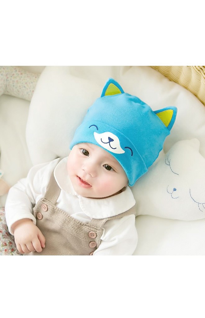 หมวกเด็กเล็กลายลูกสุนัขหูตั้ง จาก GZMM