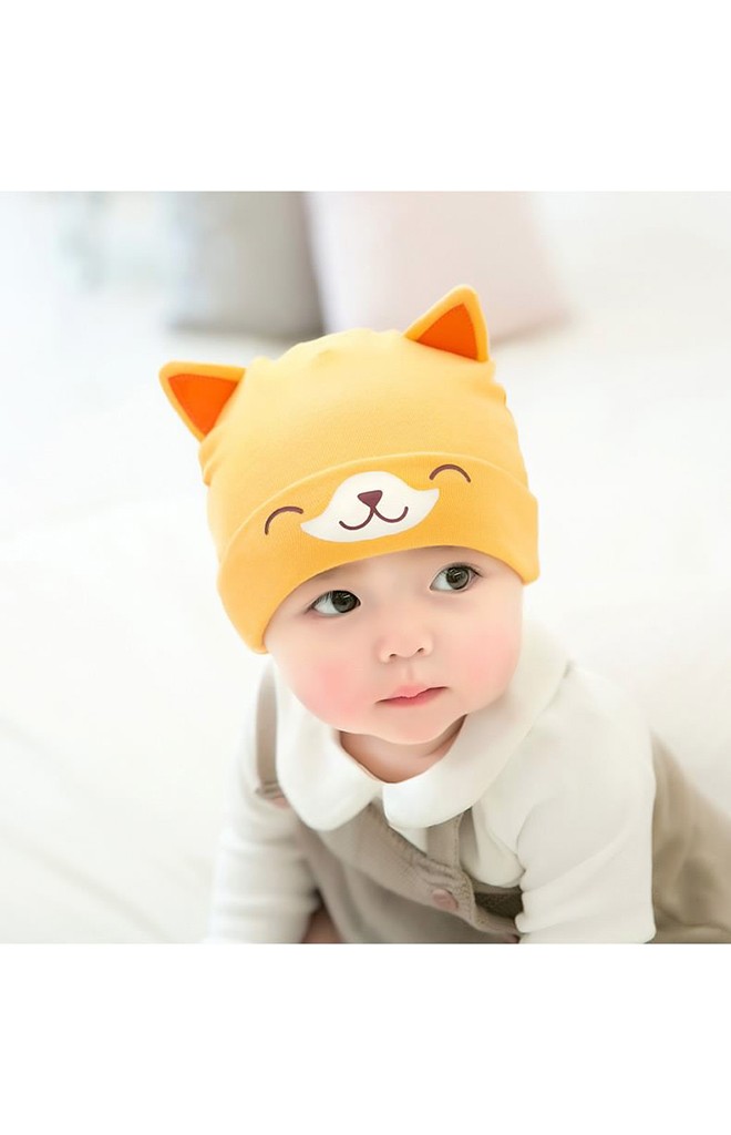 หมวกเด็กเล็กลายลูกสุนัขหูตั้ง จาก GZMM