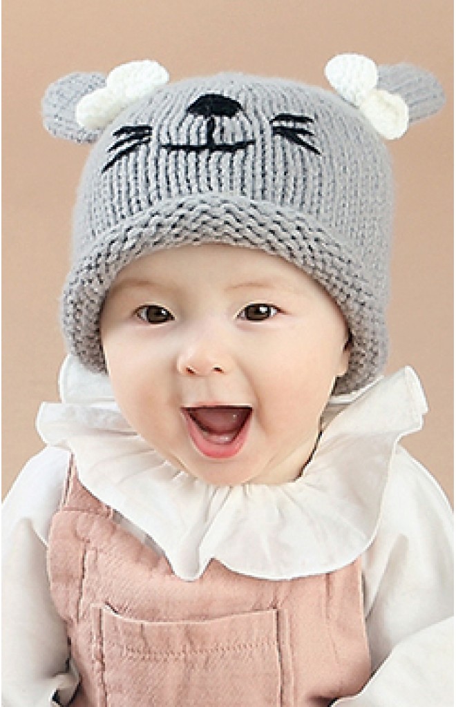 หมวกไหมหูกระต่ายผูกโบว์น่ารัก หมวกไหมหูกระต่ายผูกโบว์น่ารัก